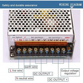 Elettronica e Elettricità LEDMO 2 PEZZI TRASFORMATORE DI ALIMENTAZIONE 12V 20A ALIMENTATORE PER LED AC110/220V